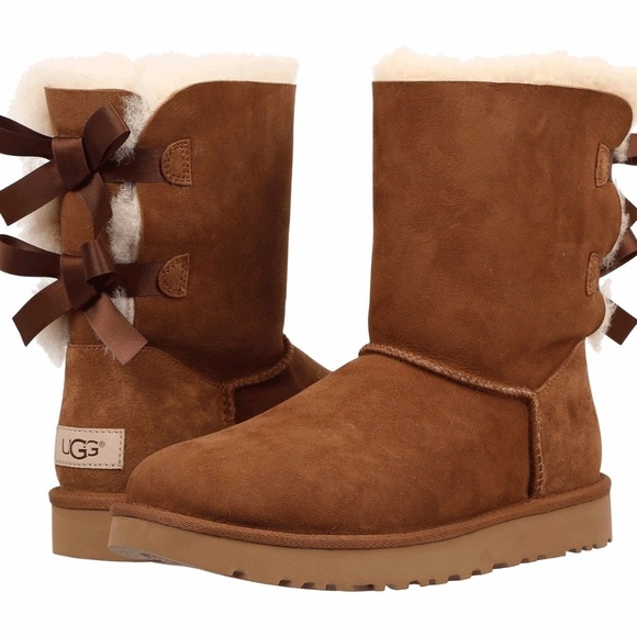 UGG Shoes - Ugg Women's Bailey Bow II Ankle-High Suede Boot 8M